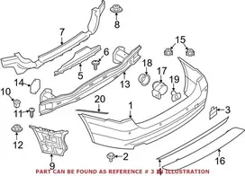 BMW F34 galinės vilkimo akies dangtelis Originalus 51127477804