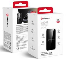 Powerbank suderinamas su MagSafe Forcell F-Energy SuperSlim F5K8 QC4.0 PD3.0 15W 5000 mAh juodas