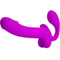 PRETTY LOVE - KELPIE Dvigubas strap-on stimuliatorius