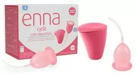 Enna Cycle Menstrual Cup Size S 2 Cups Sterilizer