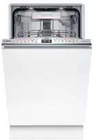 Indaplovė Bosch Serie 6 SPV6EMX05E, Fully built-in, Slimline (45 cm), Nerūdijantis plienas, Mygtukai, 1.75 m, 1.65 m