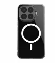 Crong Hybrid Clear Magnetic - Dėklas MagSafe Xiaomi 17T Pro 5G (permatomas) (CRGHCMXM17TPCLR)