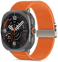 Tech-Protect Nylon Clasp for Samsung Galaxy Watch Ultra 47mm - Oranžinis