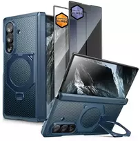Dėklas SUPCASE UB AERO MAGSAFE 2-DALIŲ RINKINYS GALAXY Z FOLD 8 ULTRA ARAMID Mėlynas