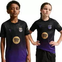 Marškinėliai vaikams Nike FC Barcelona Stadium Away 2026/27 violetinė-juoda II1674 505 (XS)