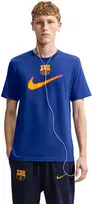 Vyriški marškinėliai Nike FC Barcelona Swoosh mėlyna IQ5042 455 (XL)