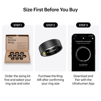 Ultrahuman | Ring Air | Matte Grey | Size 7 | Smart Ring