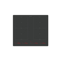CATA IFSB 6460MB | Hob | Induction | Number of burners/cooking zones 4 | Touch control | Matte Black | Timer