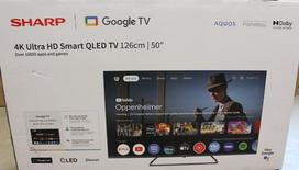 SALE OUT. Sharp 50HP6265E 50" (126cm) QLED 4K Ultra HD Google TV, Dolby Vision, Dolby Atmos, Central Stand | Sharp 50HP6265E | 5