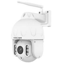 Foscam SD8P 8MP balta IP apsaugos kamera, WiFi, 4x optinis priartinimas, 355°, 50m, 4K, 25fps, dvipusis garsas, P2P, IP66