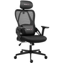 Huzaro Combat 2.7 Black žaidimų kėdė, HZ-COMBAT 2.7 BLACK, 680mm, 120kg, 5 ratai, ergonomiška, reguliuojama