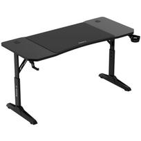 Huzaro Hero 3.6 Black žaidimų stalas, HZ-HERO 3.6 BLACK, 140x60cm, 56-79cm, plienas, miltelinis dažymas, reguliuojamas aukštis
