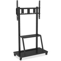 Techly ICA-TR30 mobilus TV stovas, 55-100", VESA 1200x600mm, 150kg, 4 ratai, juoda