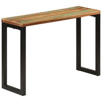 Konsolinis staliukas, 110x35x75cm, perdirbtos medienos masyvas