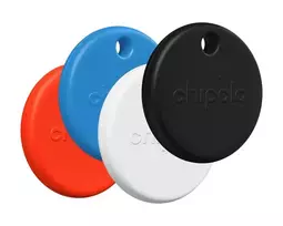 „Chipolo“ POP ieškiklių rinkinys, 4 vnt. (raudonas, mėlynas, juodas, baltas)
