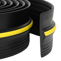 Garažo Grindų Sandariklis Juoda ir geltona 12 x 90 mm 10 m PVC