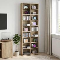CD spinta Sonoma ąžuolas 65 x 23,5 x 175 cm Apdirbta mediena