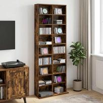CD spinta Dūminio ąžuolo 65 x 23,5 x 175 cm Apdirbta mediena
