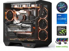 Kompiuteris MDATA GAMING HydroX Pro i7-14700K 64GB 2TB SSD RTX 5070Ti Windows 11 Stacionarus kompiuteris