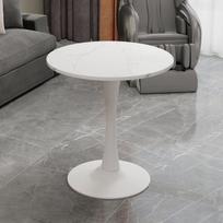 Kavos stalas, baltas marmuras, 70 cm, 1 vnt