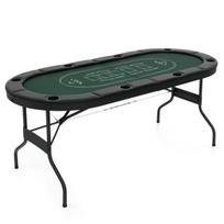 Costway Sulankstomas pokerio stalas 8 žaidėjams