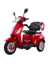 Elektrinis triratis motoroleris T4 60v 20ah 1000w EEC, Raudonas