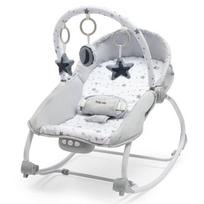 Gultukas/sūpynės Baby Mix 53428, grey stars