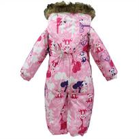 Huppa Vaikų žieminis kombinezonas KEIRA, pink pattern, 92