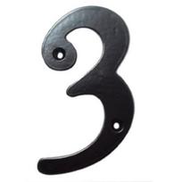 Namo numeris 3, 105×65 mm, juodas