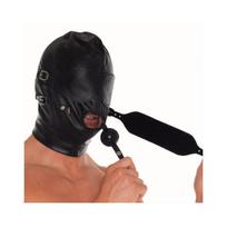 Odinė kaukė Rimba Bondage Play, juoda