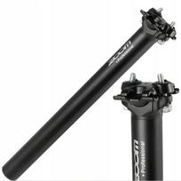 Dviračio sėdynės vamzdis M-WAVE 30,9 mm / 350 mm juodas aliuminis, 2 varžtai