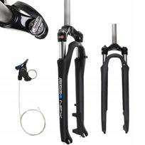 Šakė su amortizatoriumi 28" SunTour NEX AHEAD 1 1/8 250mm su vairo užraktu