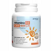 Vitaminai Activlab Pharma Vitamin D3 Forte 4000, 60 kaps.