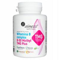 Maisto papildas Aliness Vitamin B Complex B-50 Methyl TMG, 100 kapsulių