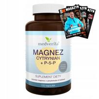Maisto papildas MEDVERITA MAGNESIUM CITRATE + P-5-P, 100 kapsulių