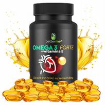Maisto papildas Omega 3 Forte Fish Oil, EPA DHA 600mg, 120 kapsulių