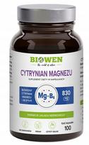Maisto papildas Biowen Magnesium Citrate 830 mg su vitaminu B6, 100 kaps.