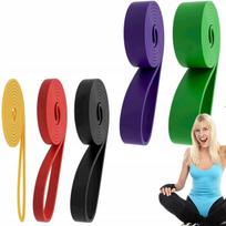 Treniruoklių rinkinys 5 FITNESO pasipriešinimo gumos pull-up
