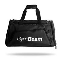 Sportinė krepšys GymBeam Core Black 50L su ventiliacija batams
