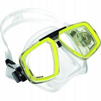 Nardymo kaukė Aqualung Look geltona/permatoma