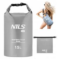 Vandeniui atsparus kuprinis maišas DRY BAG, juodas, 15 l
