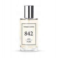 Moteriški kvepalai FM 842 Pure 20% 50ml, gėlių, persikų, rabarbarų ir frezijų aromatas