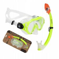 Vaikiškas nardymo rinkinys SNORKELING AQUASTIC kaukė ir vamzdelis