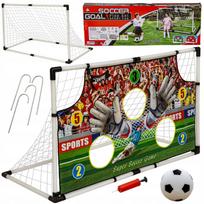 Vaikiškas futbolo rinkinys su vartais ir kamuoliu