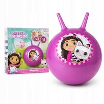 Šokinėjantis kamuolys su ragais 45 cm tamsiai rožinis Netflix CAT HOUSE GABI