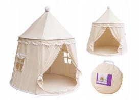Vaikiška sulankstoma tipi palapinė, smėlio spalvos
