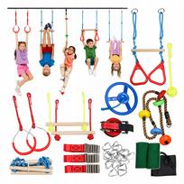 Laipiojimo virvių parkas Obstacle Course Square Toys Monkeys Grove sodui