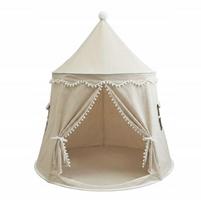 Vaikiška sulankstoma palapinė Tipi, smėlio spalvos