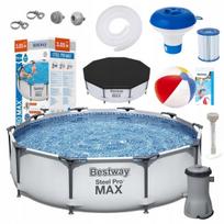 Lauko baseinas Bestway 305x76 su siurbliu ir 11 dalių rinkiniu