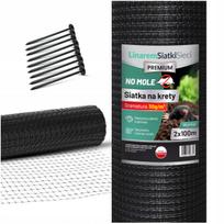 Tinklas nuo kurmių 2x100 m, 30 g, su kuoliukais